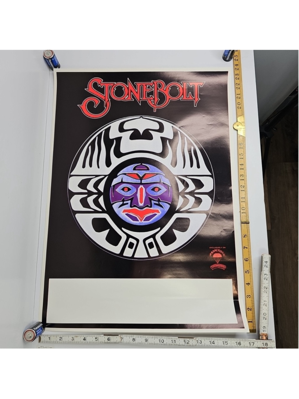 Stonebolt Promo Poster Parachute Records Canadian Rock Blank Rare Canada Music